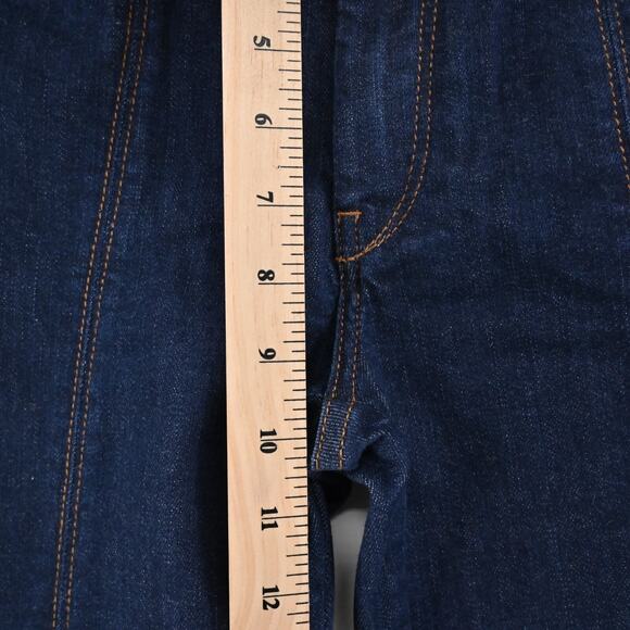 Anthropologie Jeans Womens Size 28 Pilcro Crop Denim Center Seam Boho Festival - Picture 11 of 12